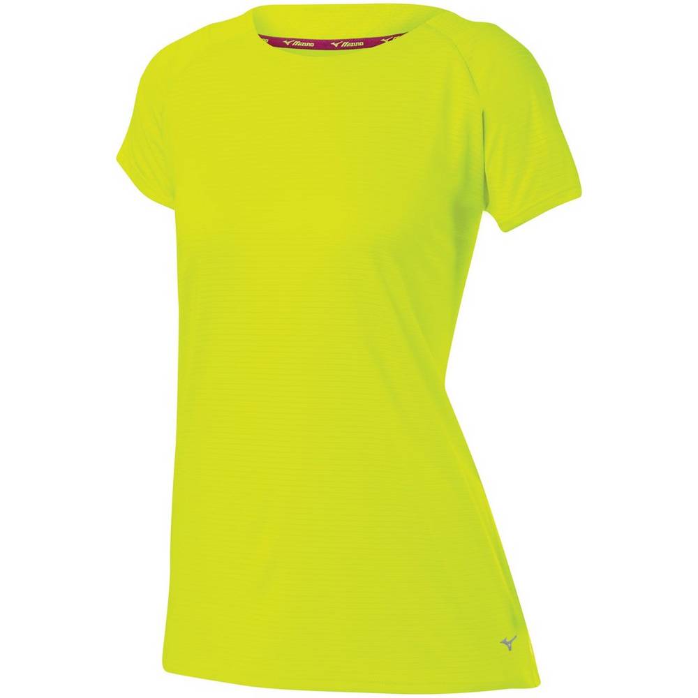 Camisetas Mizuno Lyra Mujer Amarillo Comprar SONP-52704